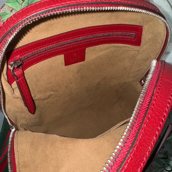 Gucci GG Supreme Monogram Tian Web Small Backpack - Picture 5 of 6